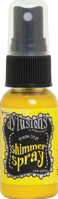 3 Pack - Dylusions Shimmer Sprays 1oz-Lemon Zest - DYH-68372 - 789541068372