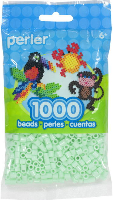 3 Pack Perler Beads 1,000/Pkg-Mint -PBB80-19-15240 - 048533152407