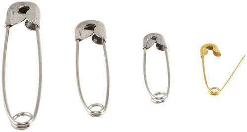 6 Pack - SINGER Safety Pins-Sizes 00 To 3 50/Pkg - 00225
