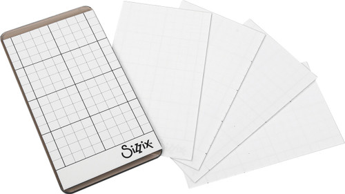 3 Pack Sizzix Sticky Grid Sheets 5/Pkg Inspired By Tim Holtz-2.5"X4.5" 663534