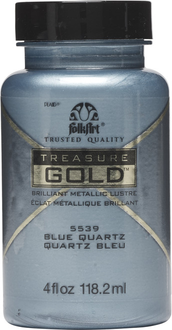 Folkart Treasure Gold Paint 4oz-Blue Quartz - FATGP-5539 - 028995055393 Folkart Treasure Gold Paint 4oz-Blue Quartz - FATGP-5539 - 028995055393
