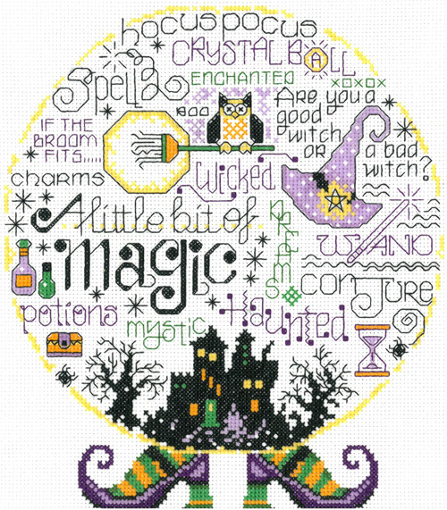 Imaginating Counted Cross Stitch Kit 8.3"X9.4"-Let's Be Magical (14 Count) - I3224