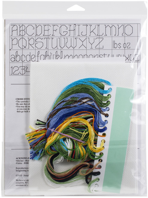 Imaginating Counted Cross Stitch Kit 9.5"X7"-Little Pilot Birth Record (14 Count) - I3210 Imaginating Counted Cross Stitch Kit 9.5"X7"-Little Pilot Birth Record (14 Count) - I3210