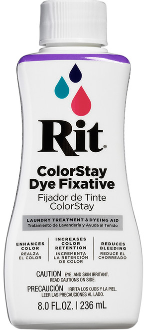 3 Pack Rit Dye Liquid 8oz-ColorStay Dye Fixative 8-72 - 885967887204