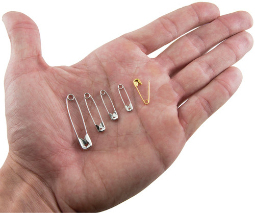 6 Pack Singer Safety Pins-Sizes 00 To 2 90/Pkg 00221