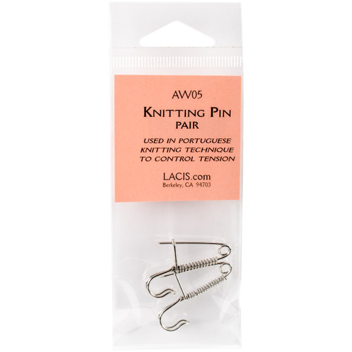 2 Pack - Lacis Knitting Pin Pair-Silver - AW05-SILV - 824649007882