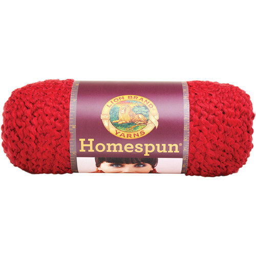 3 Pack Lion Brand Homespun Yarn-Candy Apple 790-375 - 023032793757