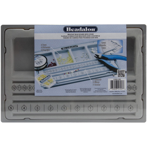 2 Pack Beadalon Bracelet Bead Board W/Cover-7.75"X11.25" 218H-100 - 035926113978