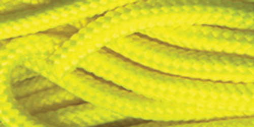 6 Pack Pepperell Braiding Parachute Cord 4mmx16'-Neon Yellow PARA-1627