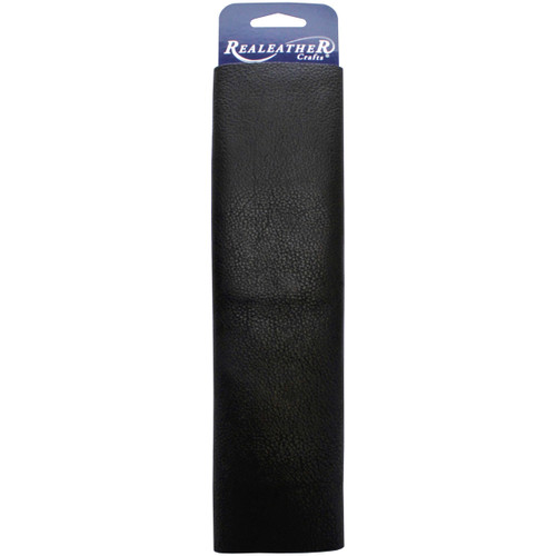 3 Pack - Realeather(R) Crafts Premium Leather Trim 8.5"X11"-Black - C0811P-01 - 870192007077