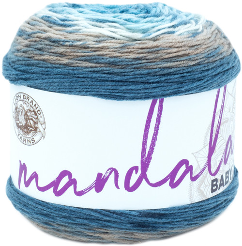 3 Pack Lion Brand Mandala Baby Yarn-Wishing Well 526-204 - 023032024004