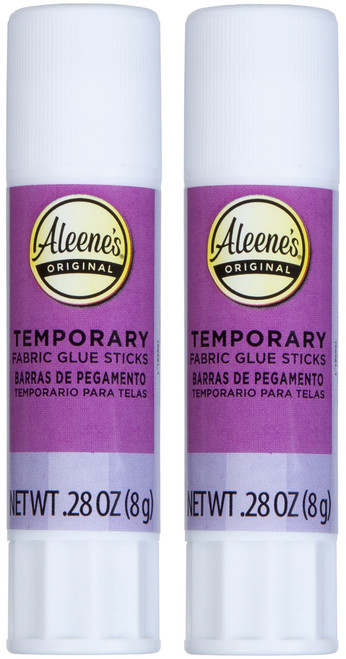 6 Pack Aleene's Temporary Fabric Glue Sticks 2/Pkg-.28oz 40683