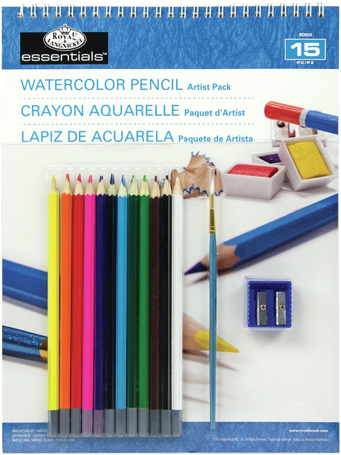 2 Pack Royal & Langnickel(R) essentials(TM) Artist Pack-Watercolor Pencil RD503 - 090672057754