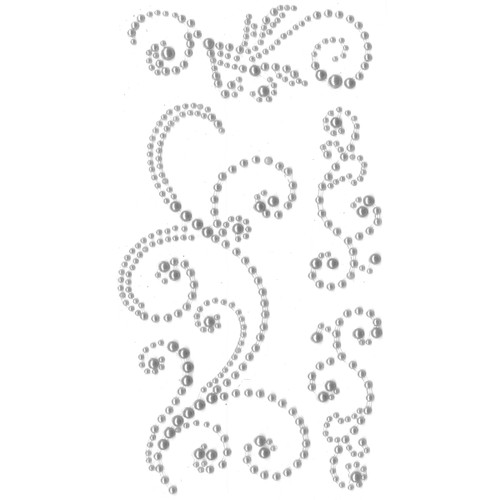4 Pack - Eyelet Outlet Adhesive Pearl Swirls 468/Pkg-Silver - EOBSP-144
