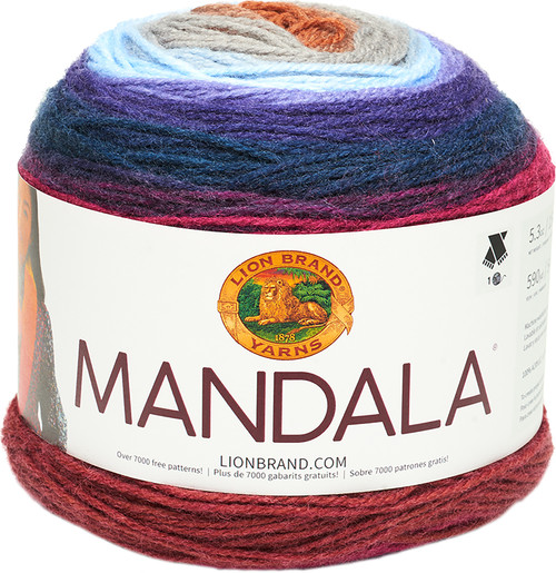 3 Pack Lion Brand Mandala Yarn-Griffin 525-222 - 023032024134