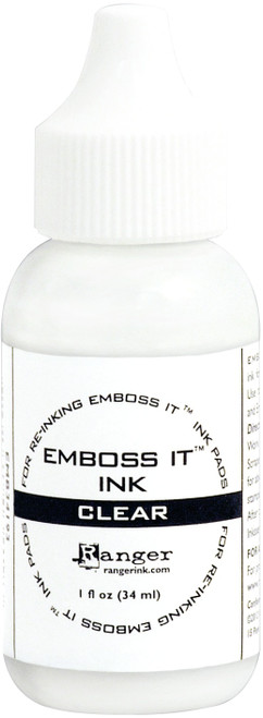 3 Pack - Ranger Emboss-It 1oz Reinker-Clear - EMB34193 - 789541034193
