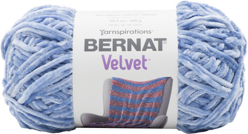 2 Pack Bernat Velvet Yarn-Smokey Blue 161032-32026 - 057355434462