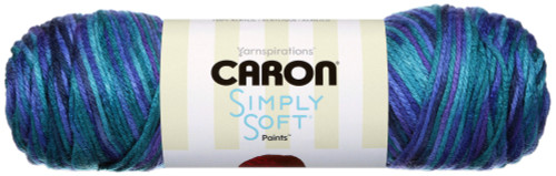 3 Pack - Caron Simply Soft Paints Yarn-Oceana - 294021-21004 - 057355416659