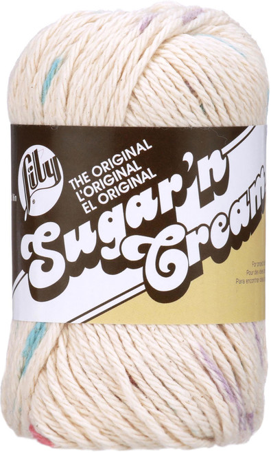 6 Pack - Lily Sugar'n Cream Yarn - Ombres-Potpourri Print - 102002-178 - 057355083493