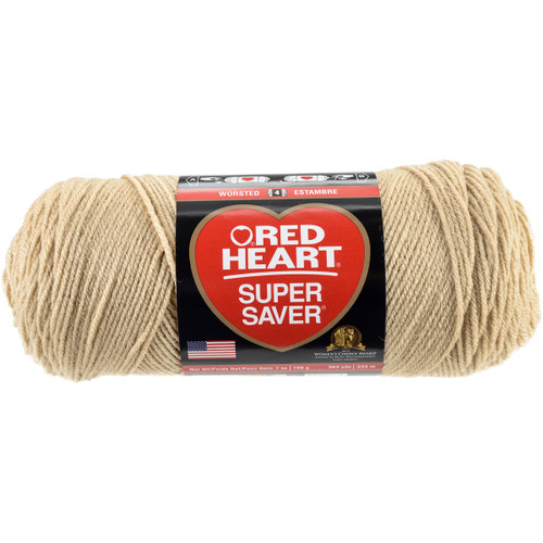3 Pack - Red Heart Super Saver Yarn-Buff - E300B-334 - 073650876516
