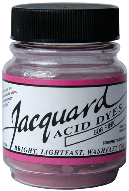 3 Pack Jacquard Acid Dyes .5oz-Pink JAC-608 - 743772160809