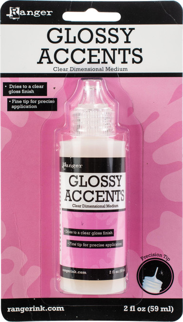 3 Pack Ranger Inkssentials Glossy Accents 2oz-Clear GAC17042 - 789541017042
