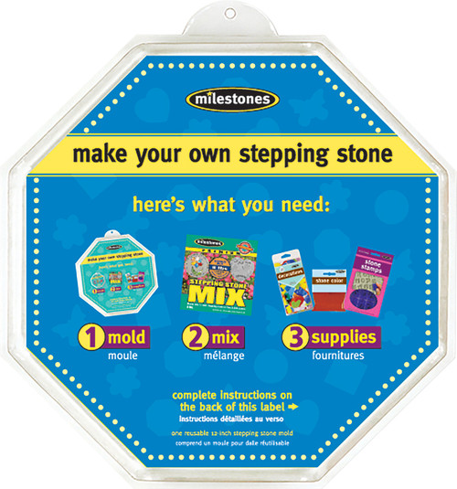 3 Pack - Milestones Stepping Stone Mold-Octagon 12" - 90723124 - 601950231249