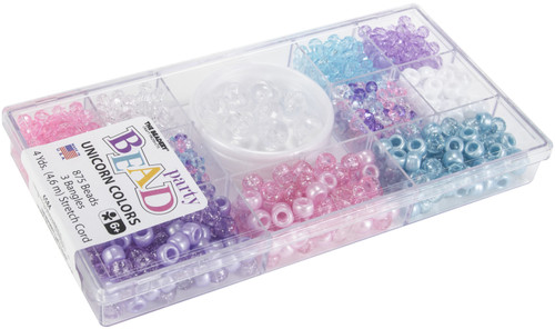 2 Pack - The Beadery Party Bead Box Kit-Unicorn - B6584