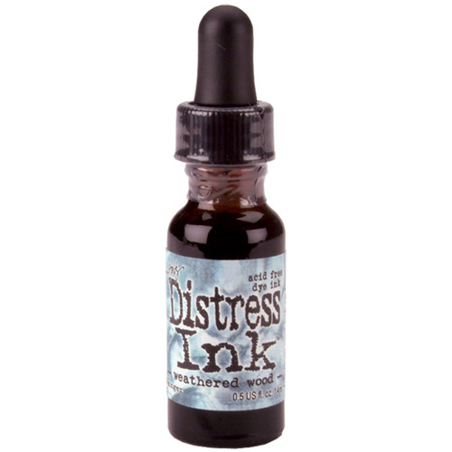 3 Pack - Tim Holtz Distress Pad Reinker-Weathered Wood - DRI-20318 - 789541020318