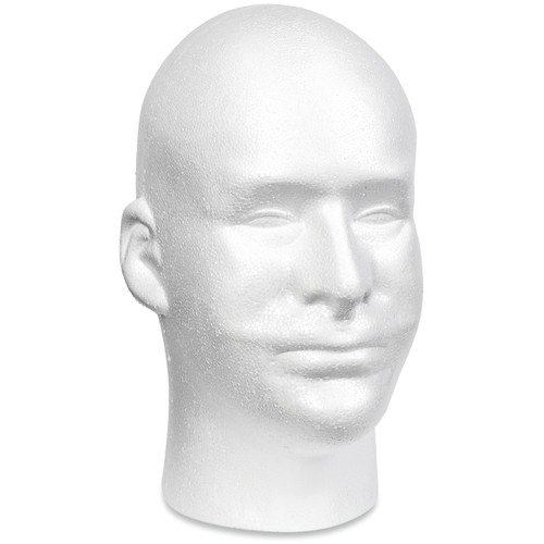 4 Pack - FloraCraft SmoothFoM Male Head Bulk Pack-6.2"X8.8"X10.3" - RS261 - 046501085665 4 Pack - FloraCraft SmoothFoM Male Head Bulk Pack-6.2"X8.8"X10.3" - RS261 - 046501085665