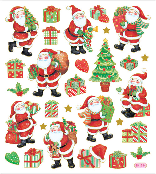 6 Pack Sticker King Stickers-Santa's Jobs SK129MC-1294 - 679924129410