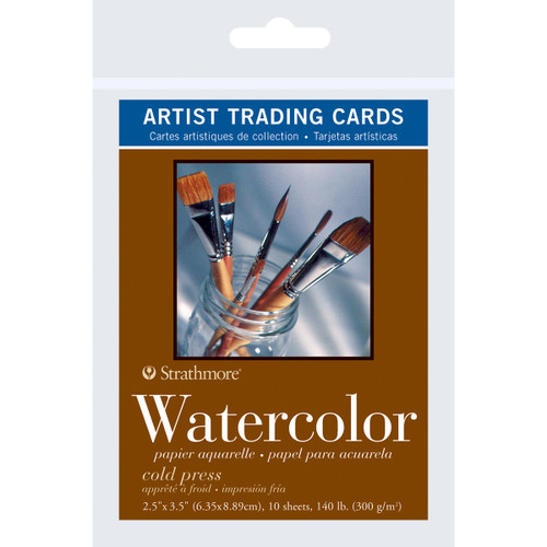 6 Pack - Strathmore Artist Trading Cards 2.5"X3.5" 10/Pkg-Watercolor - 62105904 - 012017709043