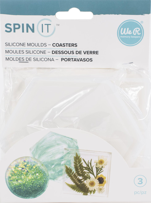 We R Memory Keepers Spin It Epoxy Mold 3/Pkg-Coaster WR661221 - 633356612216