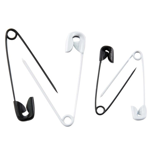 6 Pack - SINGER Professional Style Safety Pins-Sizes 1 & 2 25/Pkg - 00296