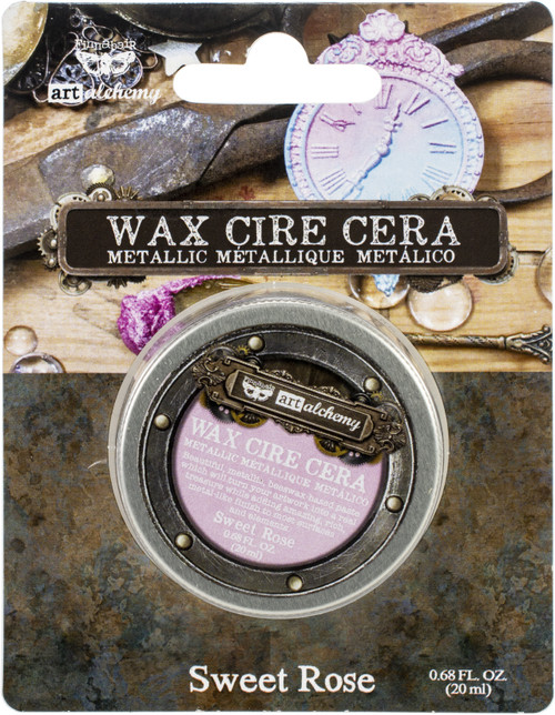 3 Pack - Finnabair Art Alchemy Metallique Wax .68 Fluid Ounce-Sweet Rose - AAMW-66782 - 655350966782