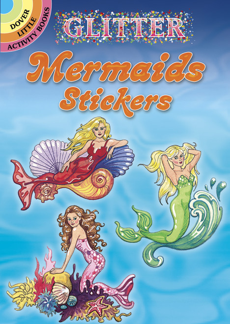 5 Pack Glitter Mermaids StickersB6456744 - 97804864567449780486456744