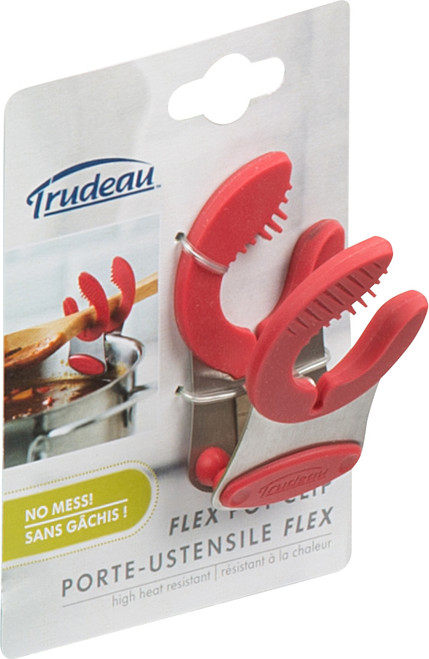 2 Pack Trudeau Stainless Steel Flex Pot Clip-Red 09912086