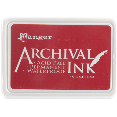 3 Pack - Ranger Archival Ink Pad #0-Vermillion - AIP-30461 - 789541030461