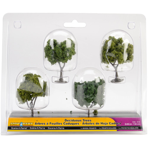 2 Pack SceneARama Deciduous Trees 2" To 3" 4/PkgSP4150 - 724771041504