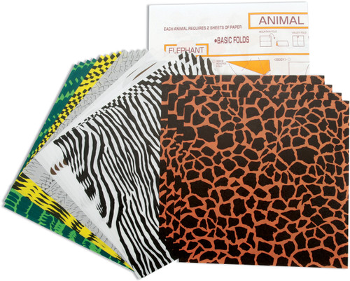 3 Pack - Yasutomo Fold 'Ems Origami Paper 5.875" 24/Pkg-Animal - 4305