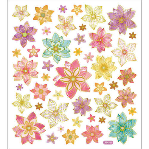 6 Pack - Sticker King Stickers-Flowers - SK129MC-4294