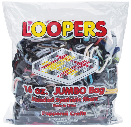 3 Pack - Pepperell Loopers 16oz-Assorted - 70762 - 725879101114