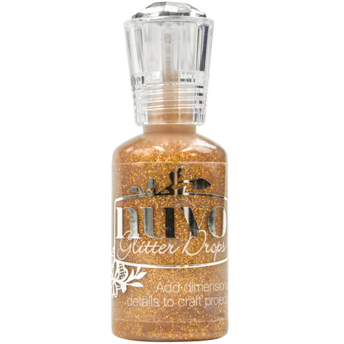 4 Pack Nuvo Glitter Drops 1.1oz-Golden Sunset NGD-757 - 8416861075735060407157573