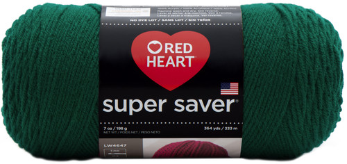 3 Pack Red Heart Super Saver Yarn-Paddy Green E300B-368 - 073650859748