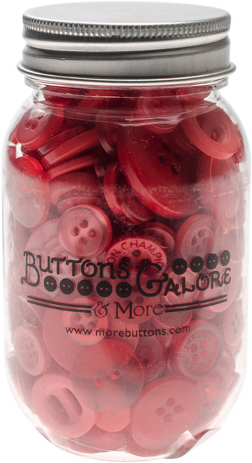 3 Pack Buttons Galore Button Mason Jars-Big Apple MJ-100 - 840934026321