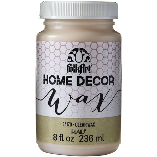 3 Pack - FolkArt Home Decor Wax Sealer 8oz-Clear - HDWAX-34170 - 028995341700