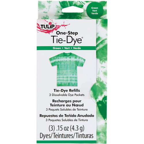 3 Pack - Tulip One-Step Tie-Dye Refill .13oz 3/Pkg-Green - TFDRF-29033 - 017754290335