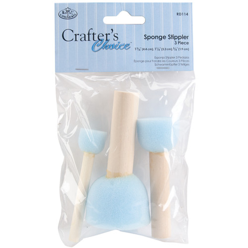 3 Pack - Royal & Langnickel Sponge Stippler Set 3/Pkg- - RD114 - 090672064868 3 Pack - Royal & Langnickel Sponge Stippler Set 3/Pkg- - RD114 - 090672064868
