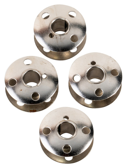6 Pack - SINGER Metal Class 66 Bobbins-4/Pkg - 2139
