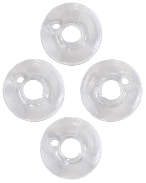 12 Pack - SINGER Plastic Class 66 Bobbins-4/Pkg - 2141